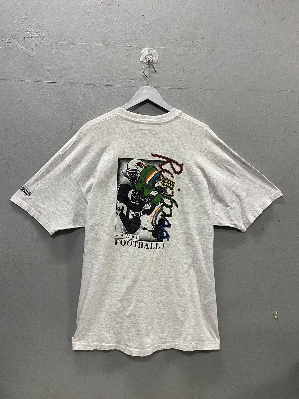 NFL VINTAGE RAINBOW HAWAII FOOTBALL DEPTULA TEE SHIRT Size US XL / EU 56 / 4 - 1 Thumbnail