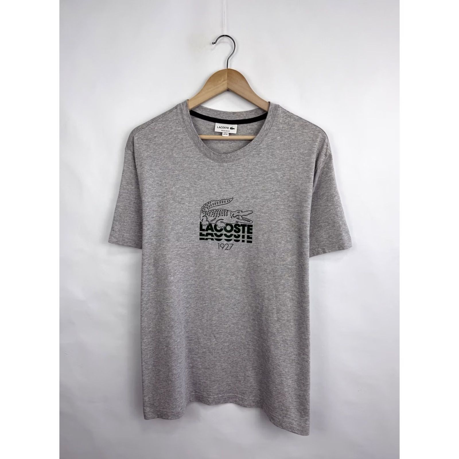 Lacoste Lacoste Regular Fit T-Shirt Made in France Rare Gray 2XL Men Shirt Mens Regular Fit XX L? Size US XXL / EU 58 / 5 - 6 Thumbnail