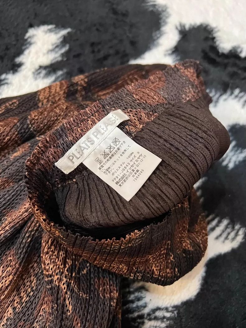 Issey Miyake Issey Miyake size:one size Brown double-layered pleated sk Size 42" / US 20 - 7 Thumbnail