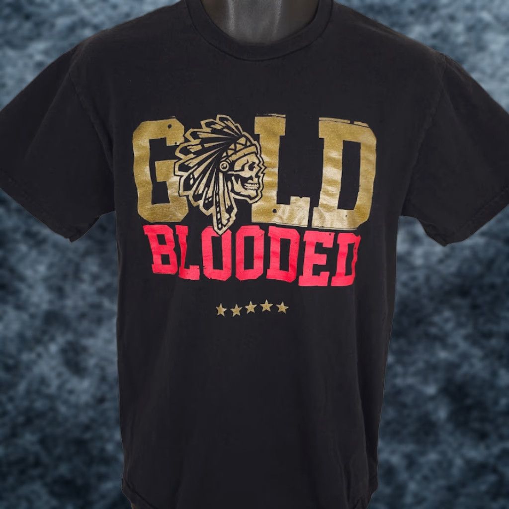 Vintage Adapt Gold Blooded T Shirt Mens Size Medium Black SAVS X Streetwear Shirt Size US M / EU 48-50 / 2 - 1 Thumbnail