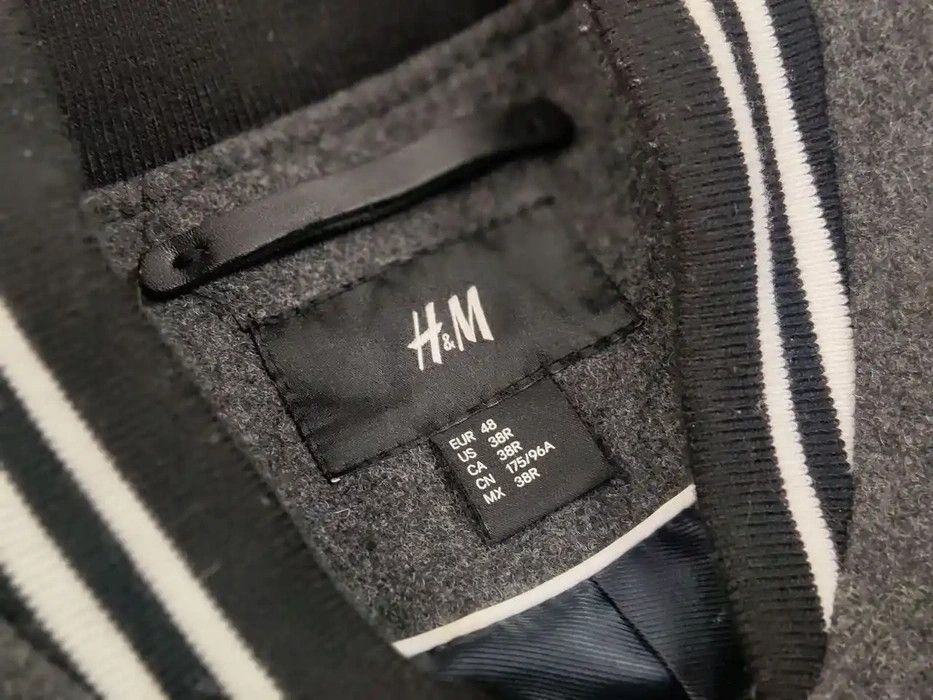 Other Varsity H&M Wool bomber jacket saint laurent teddy Style Size US M / EU 48-50 / 2 - 8 Thumbnail