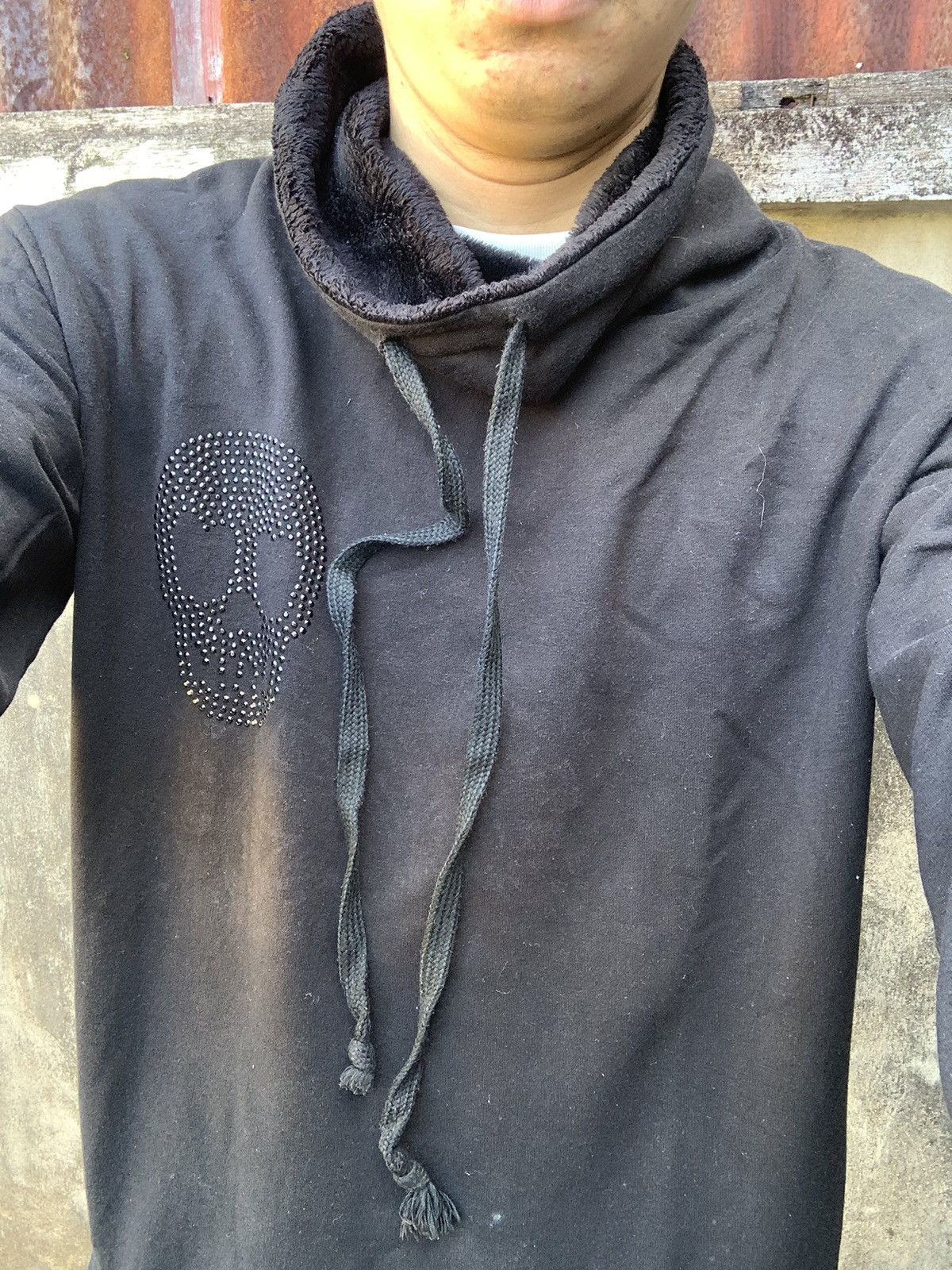 Japanese Brand JAPANESE GOTHIC SKULL HOODIE IFSIXWASNINE LGB STYLE Size US L / EU 52-54 / 3 - 5 Thumbnail
