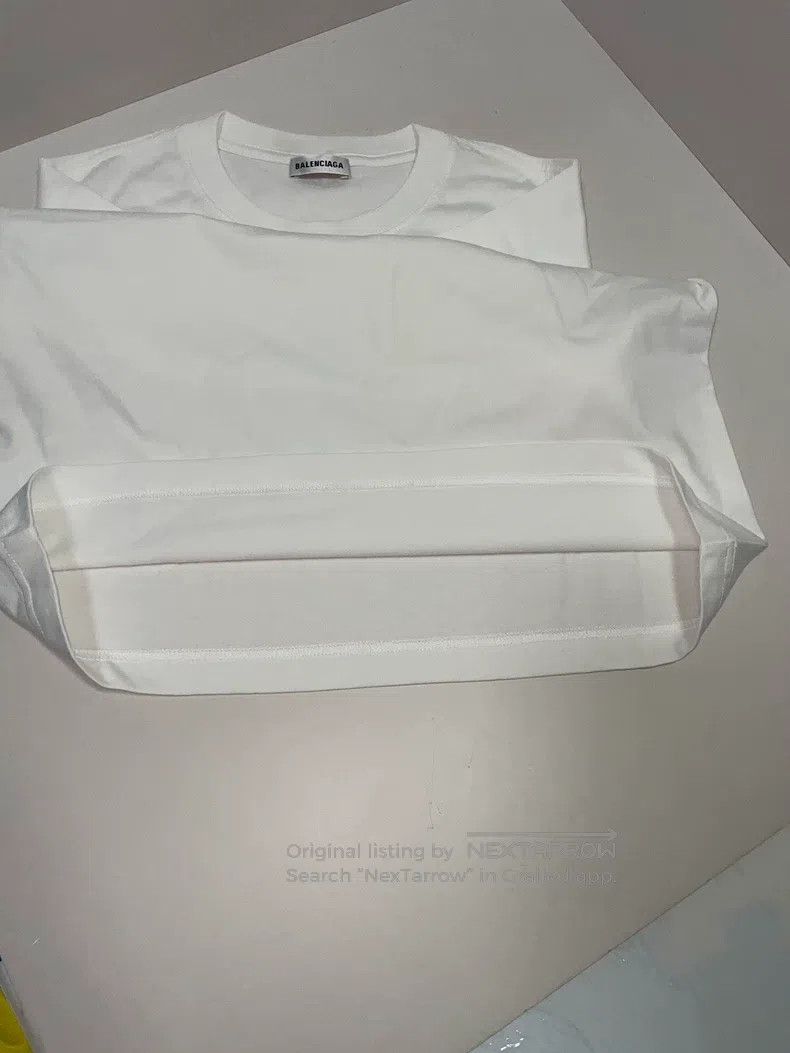 Balenciaga Balenciaga Logo Print Crew Neck Short Sleeve T-Shirt Size US L / EU 52-54 / 3 - 8 Thumbnail