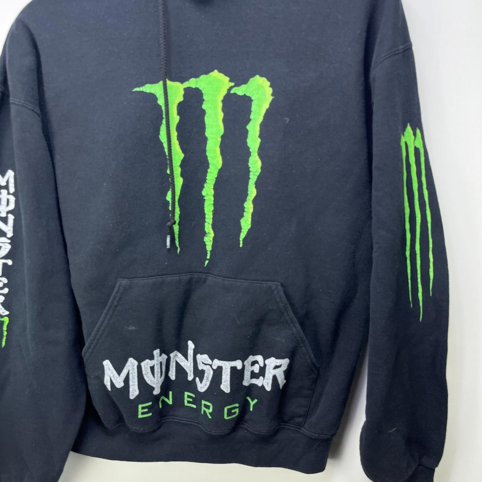 Designer Vintage Monster Energy Y2K Racing Hoodie XL Size US 36 / EU 52 - 2 Thumbnail