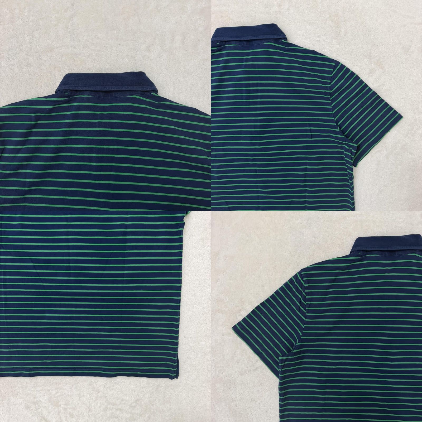 Polo Ralph Lauren Ralph Lauren Polo Golf Shirt Mens Large Blue Striped Athletic Pro Fit Short Sleeve Cap Collar Polo Shirt Band Logo Casual Performance Size US L / EU 52-54 / 3 - 8 Thumbnail