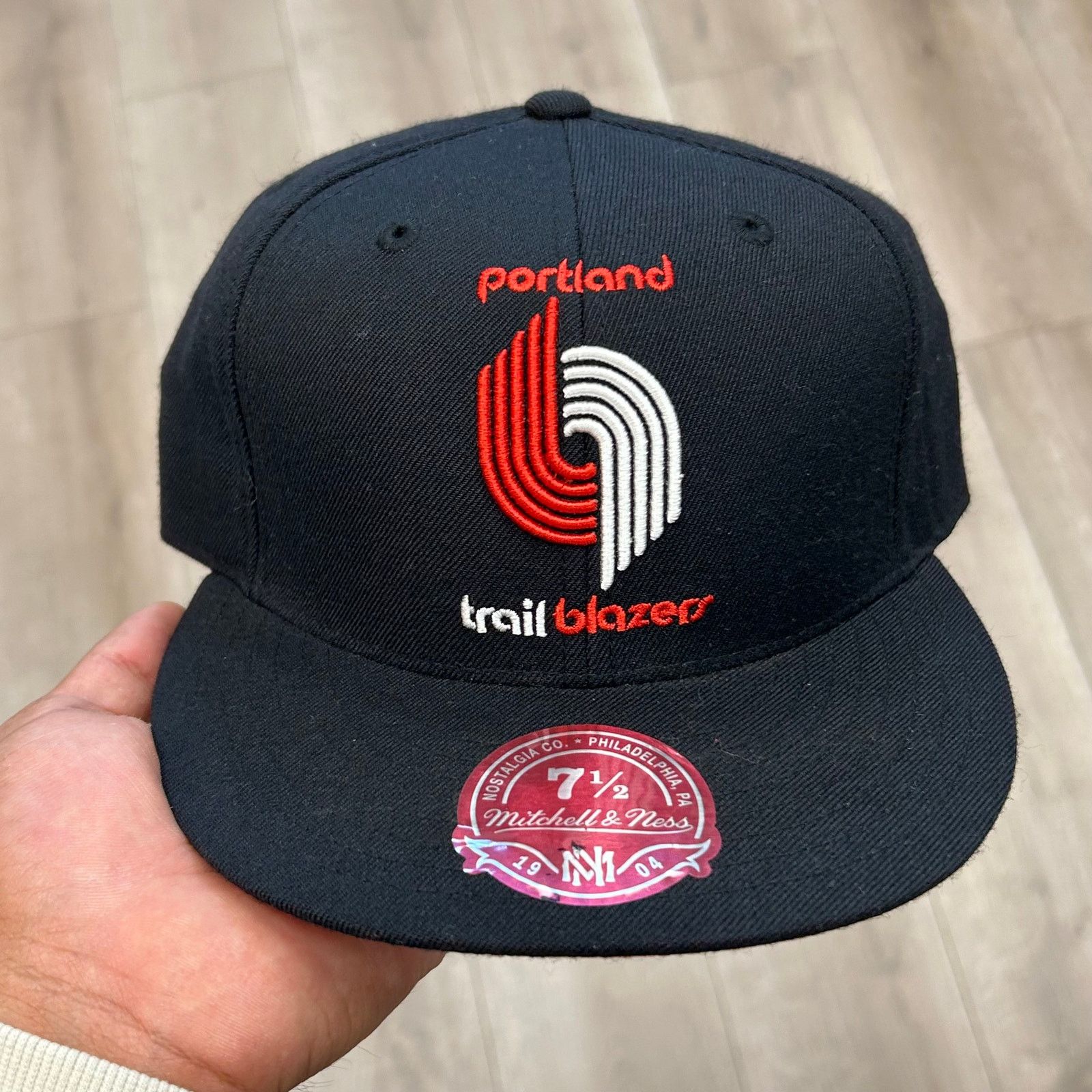 Mitchell & Ness Mitchell & Ness Portland Trail Blazers Logo Fitted Hat Cap Size ONE SIZE - 2 Thumbnail