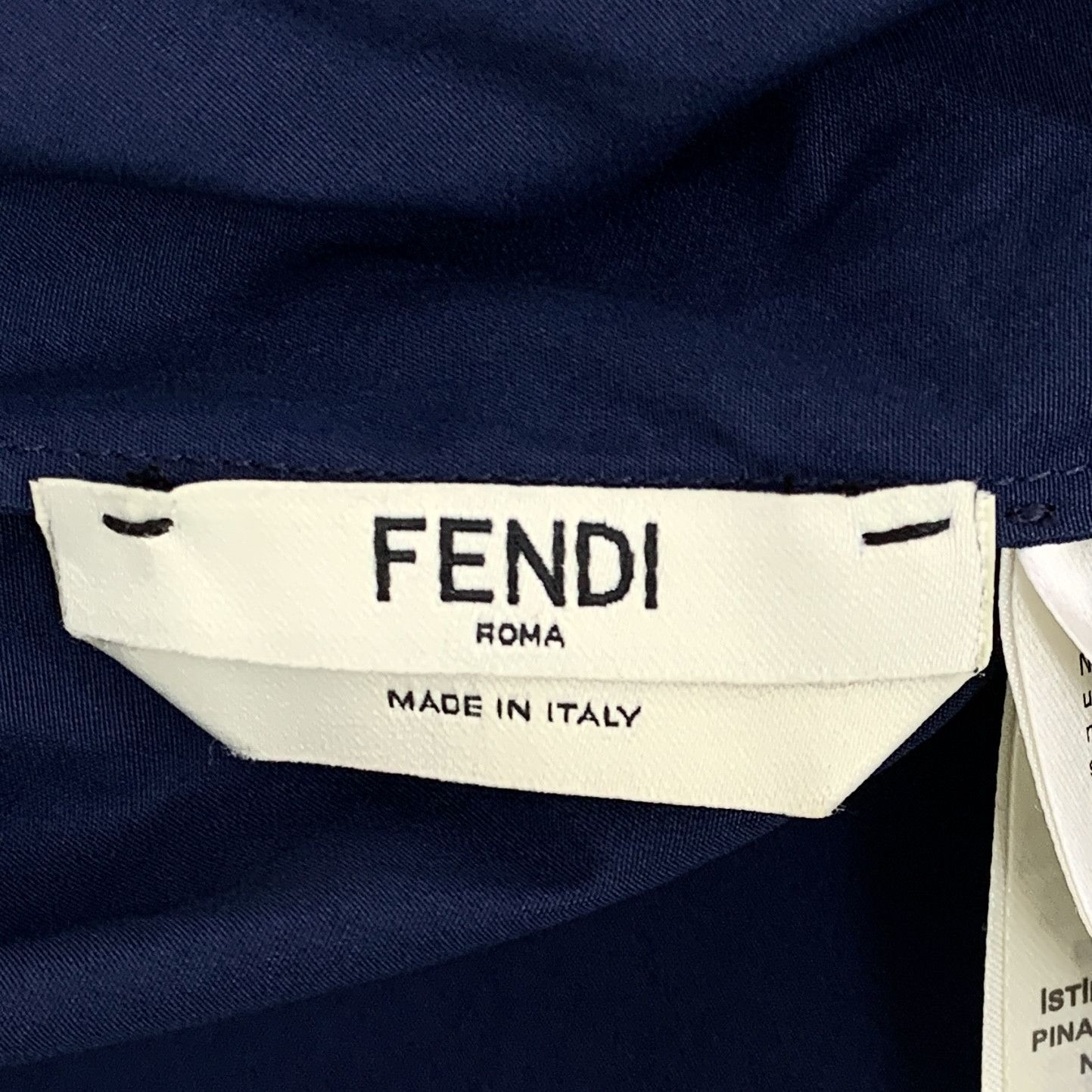 Fendi Fendi Lace Tie Top Navy (38) Size XS / US 0-2 / IT 36-38 - 5 Thumbnail