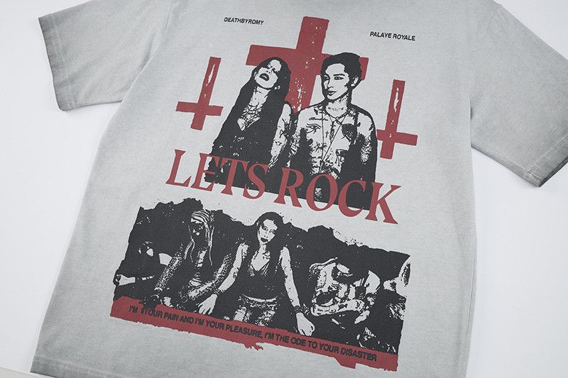 Vintage Vintage Washed & Distressed Rock Band Graphic T-Shirt Size US M / EU 48-50 / 2 - 4 Thumbnail