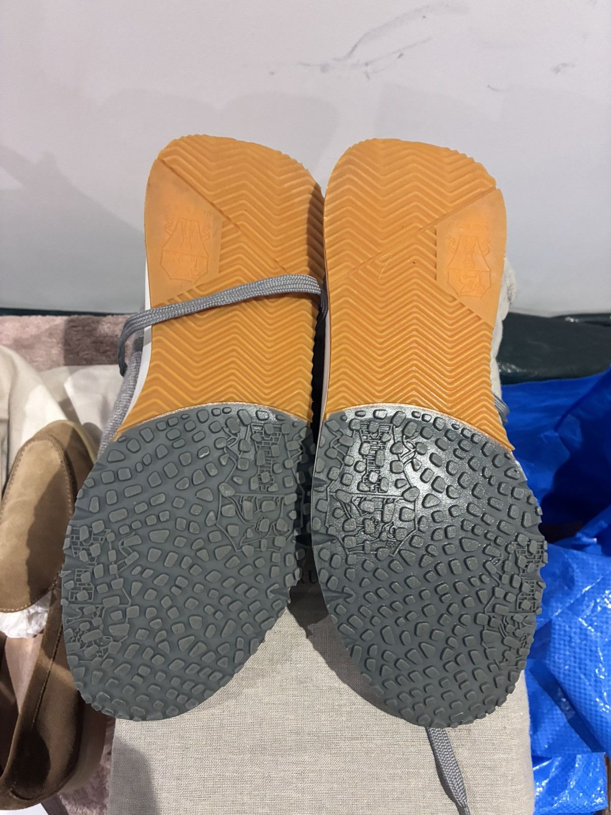 Brunello Cucinelli Brunello Cucinelli grey knit trainer size uk 11 eu 45 Size US 12 / EU 45 - 4 Thumbnail