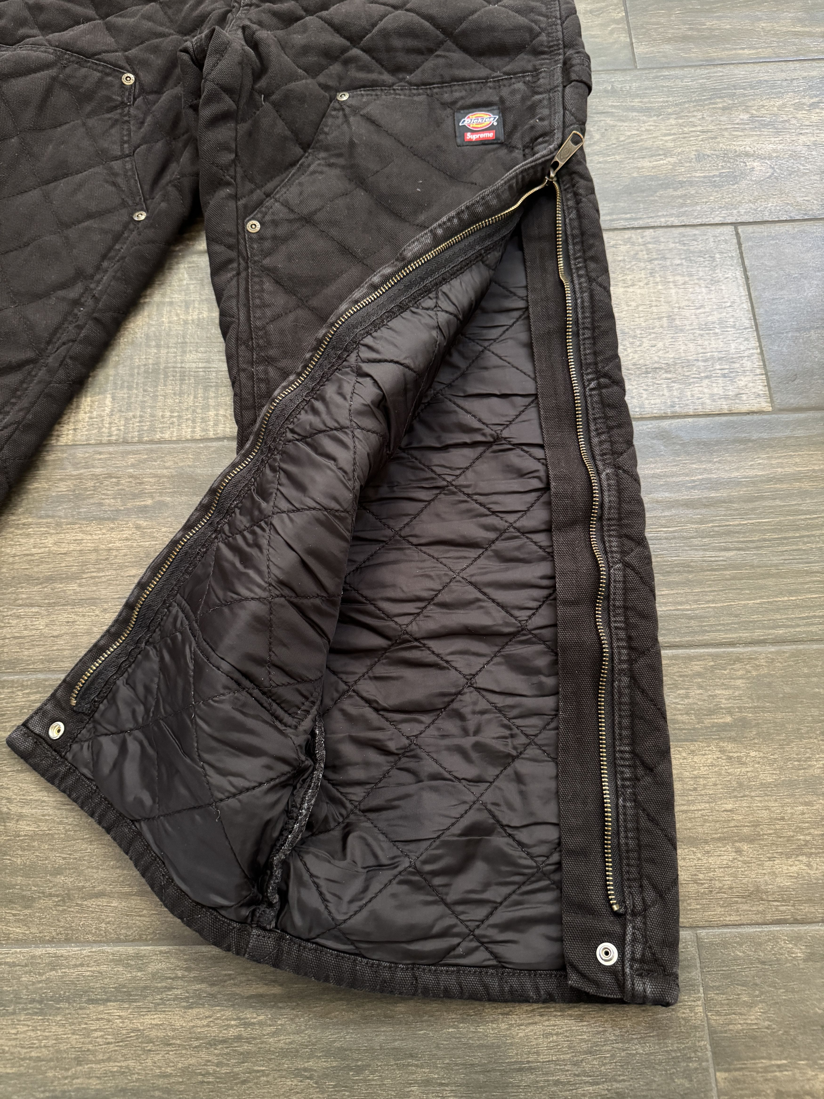 Dickies × Supreme Supreme Dickies Quilted Double Knee Painter Pant Black Size US 30 / EU 46 - 8 Thumbnail