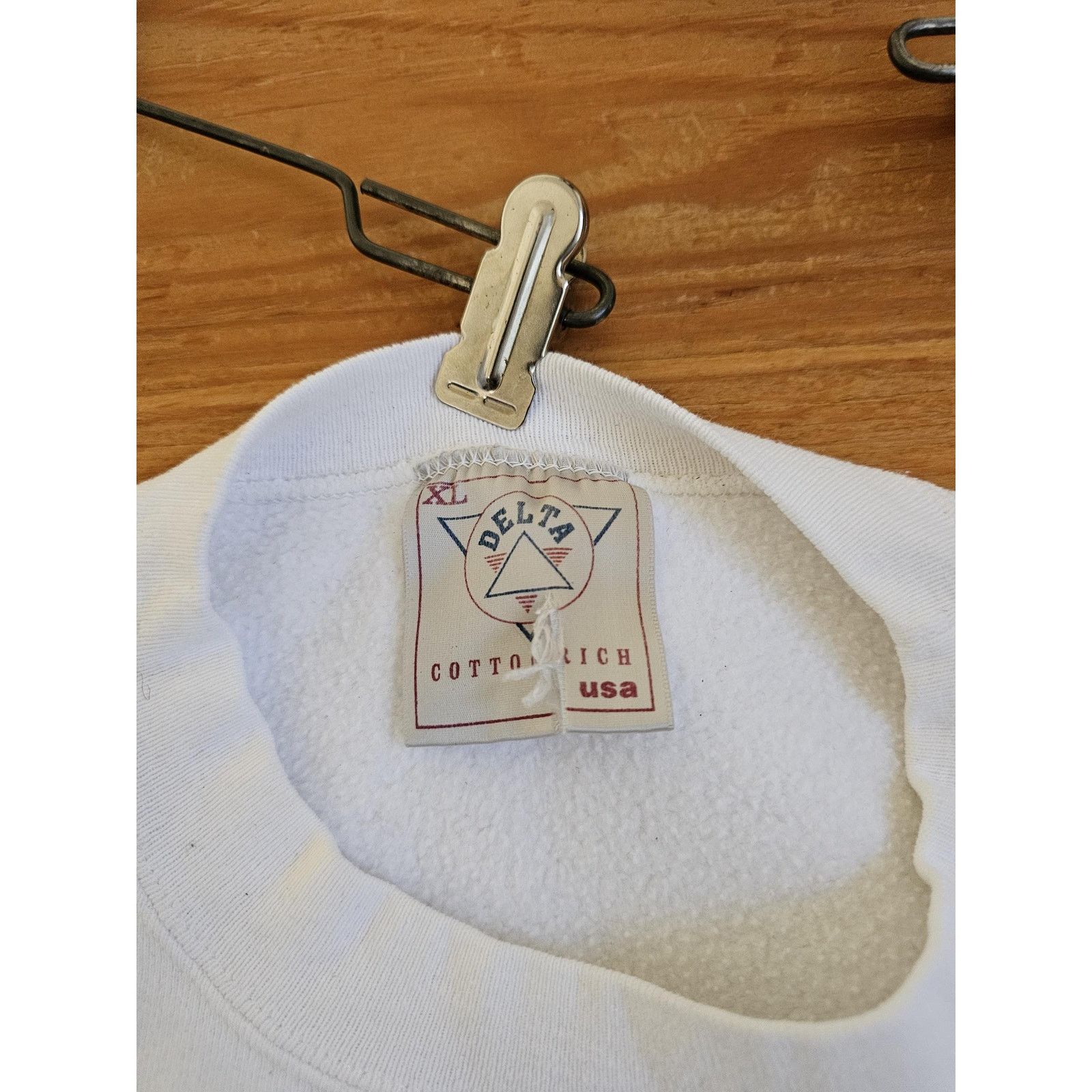 Delta Chicago Bears Bad to the Bone Sweatshirt White Sz L-XL 90s Size US L / EU 52-54 / 3 - 4 Thumbnail