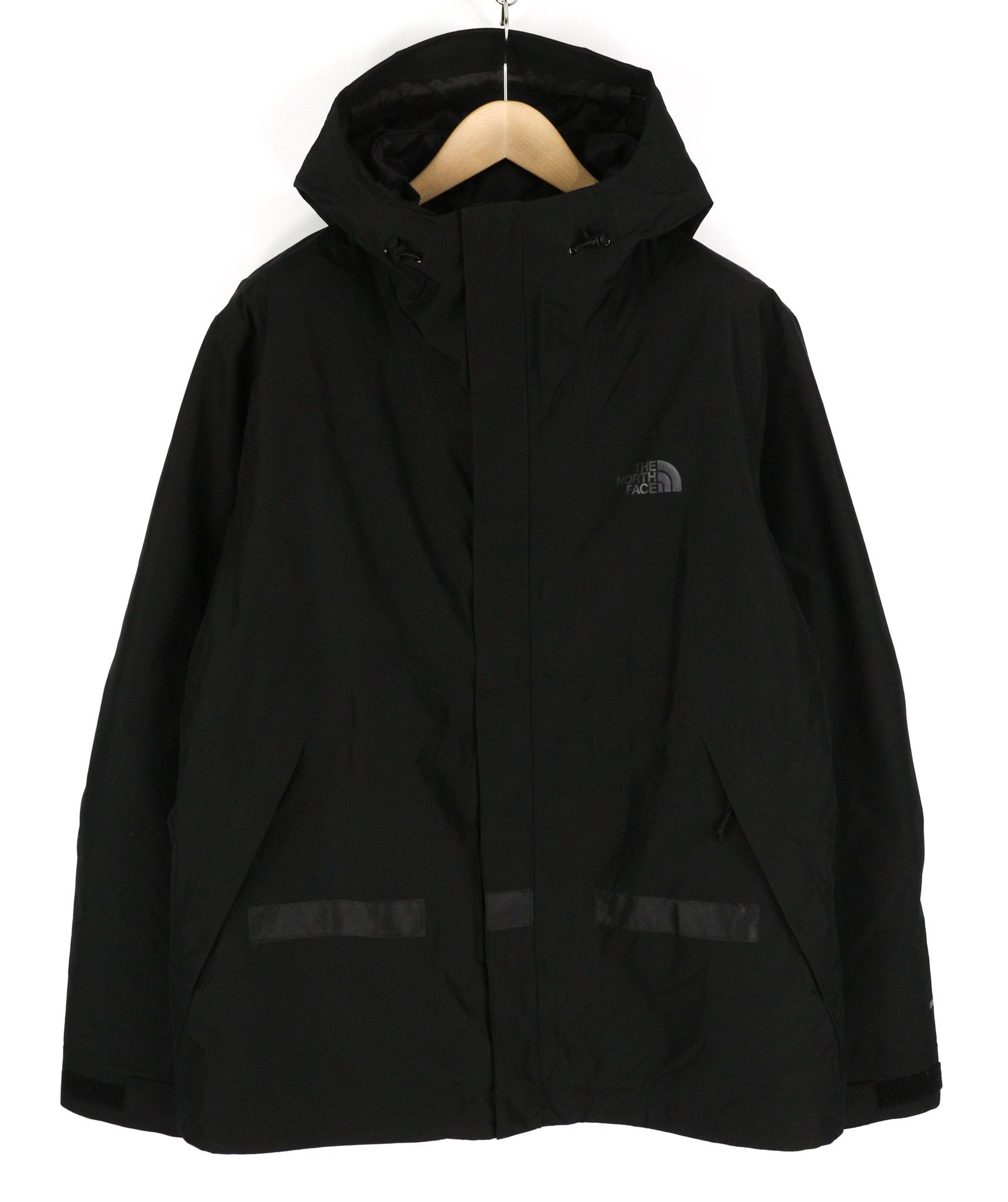 The North Face XL Black Hooded Removable Lining Dryvent 81672 Size US XL / EU 56 / 4 - 1 Thumbnail