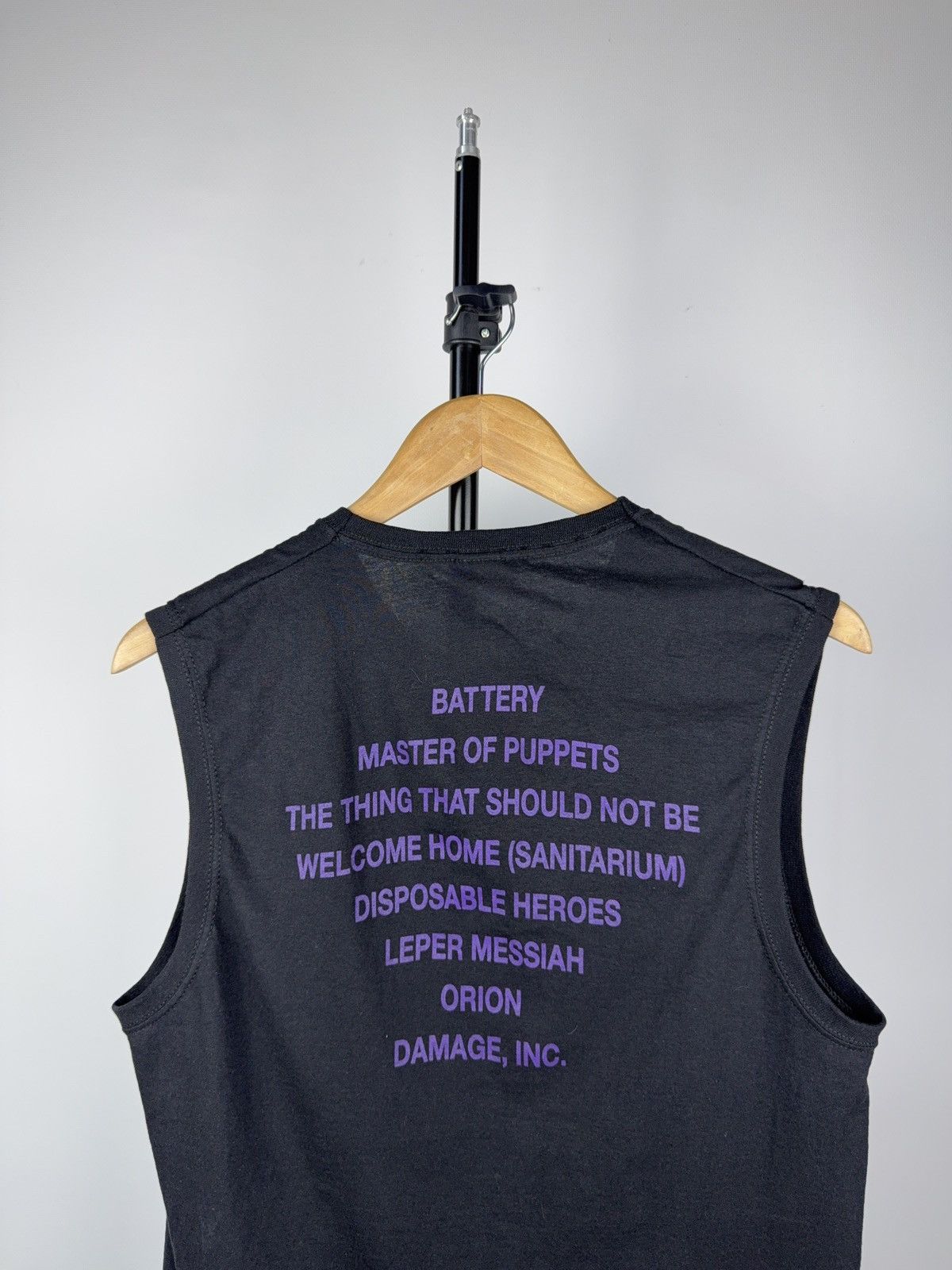Band Tees × Metallica × Vintage 00s Vintage Metallica 2007 Master Of Puppets Sleeves Size US M / EU 48-50 / 2 - 6 Thumbnail