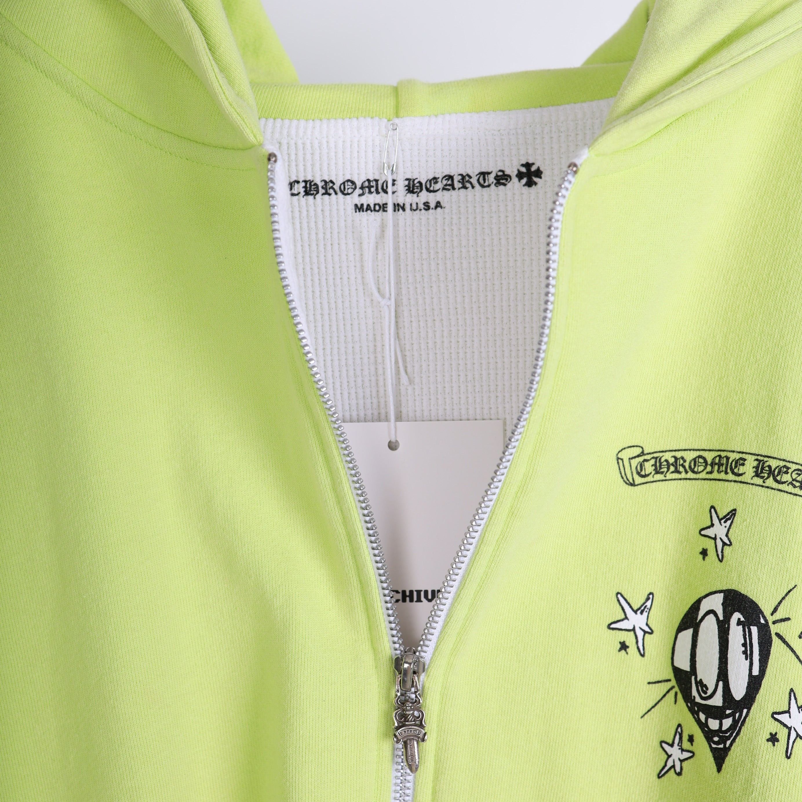 Chrome Hearts CHROME HEARTS X MATTY BOY LINK SLIME GREEN HOODIE Size US XXL / EU 58 / 5 - 10 Thumbnail
