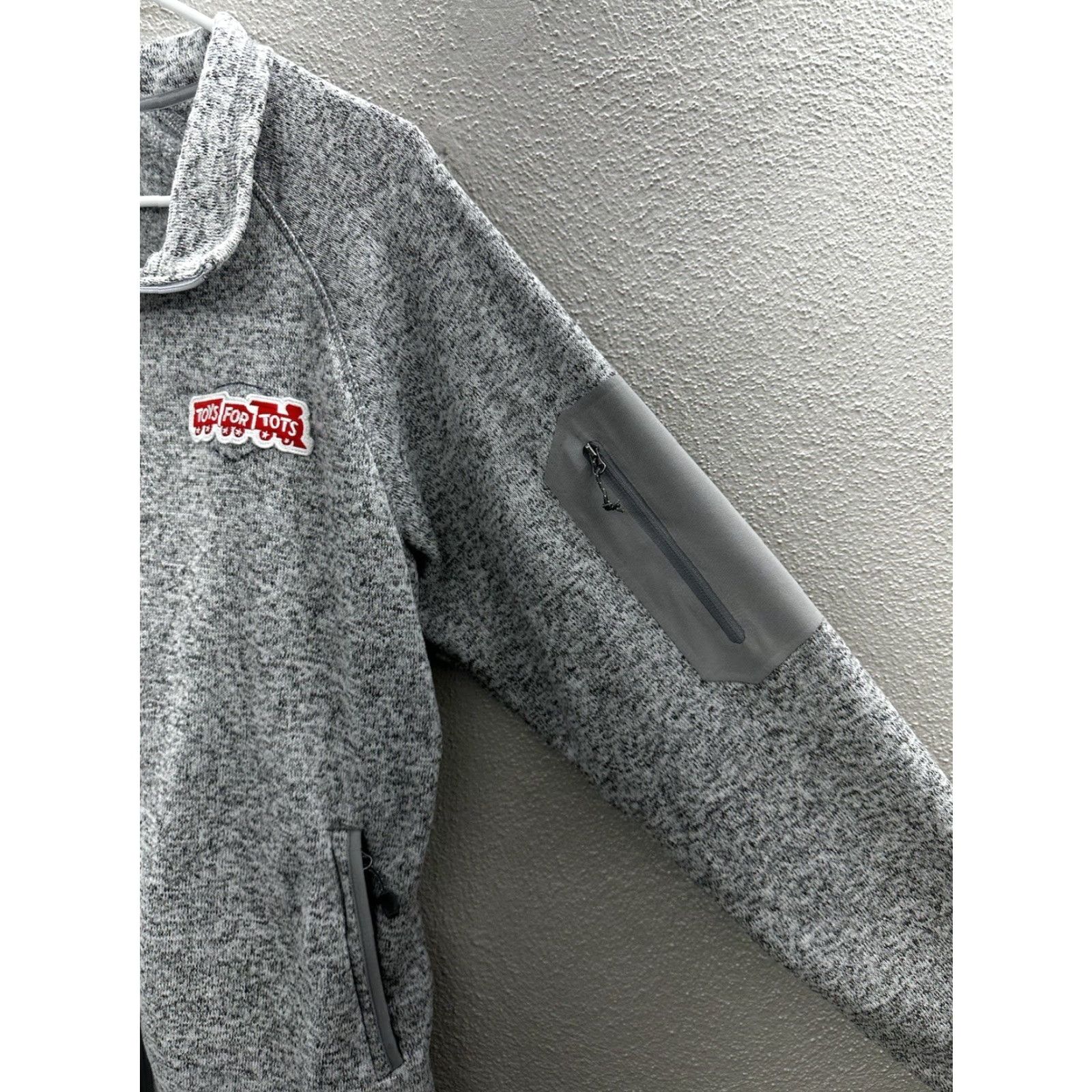 Vintage Fossa Womens Jacket Size Large Gray Embroidered Toys For Tots Full Zip Up Size L / US 10 / IT 46 - 5 Thumbnail