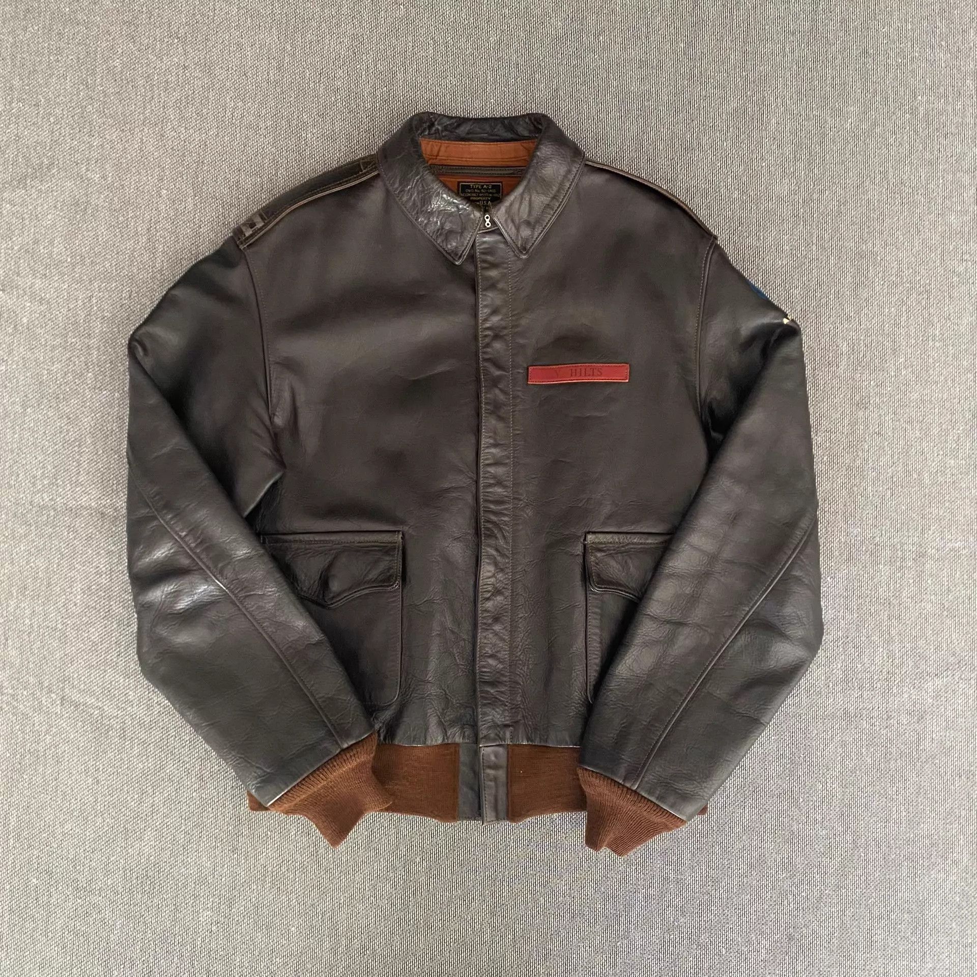 TOYS McCOY Toys mccoy Horsehide A2 Flight Jacket 42 Deep Brown Size US M / EU 48-50 / 2 - 1 Thumbnail