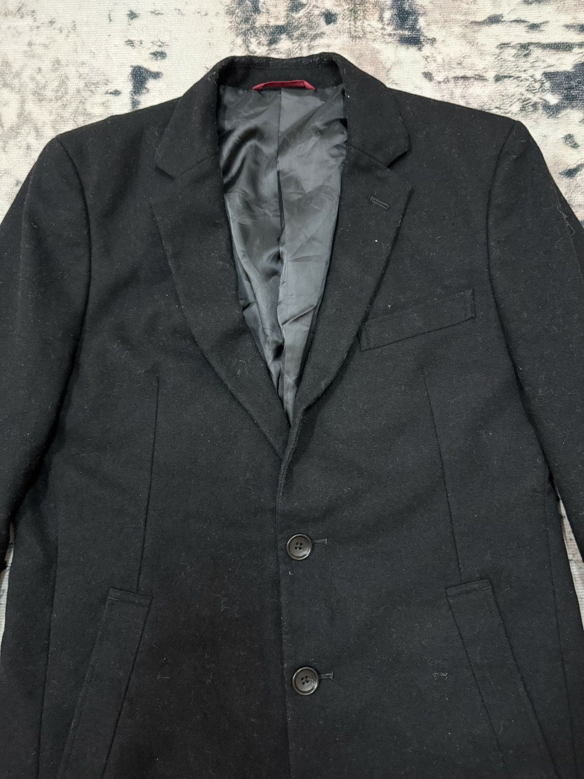 Japanese Brand × semanticdesign Semantic Design Wool Long Blazers Size 38S - 4 Thumbnail