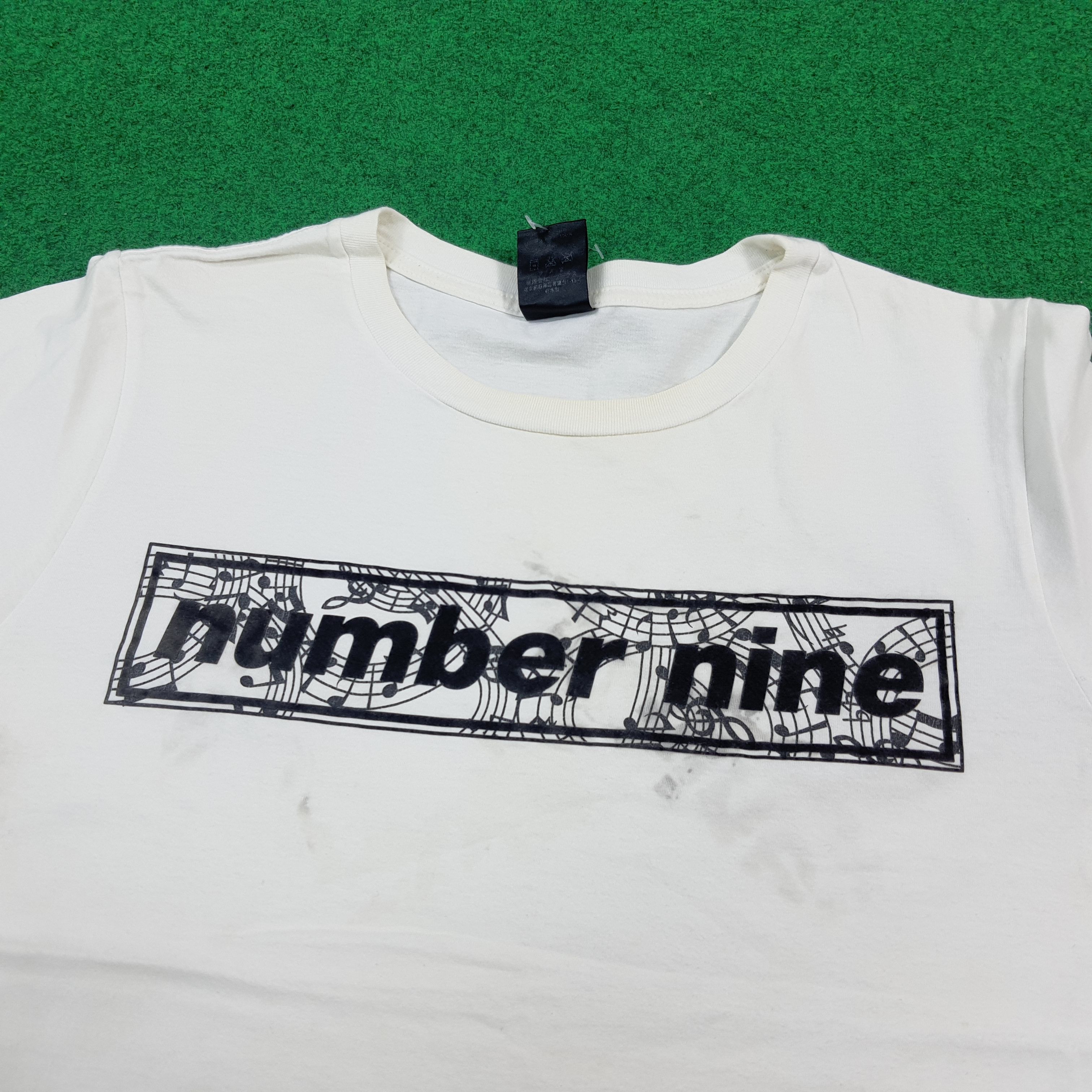 Number (N)ine Vintage Number Nine Japan Box Logo Tshirt C299N8 Size US M / EU 48-50 / 2 - 7 Thumbnail