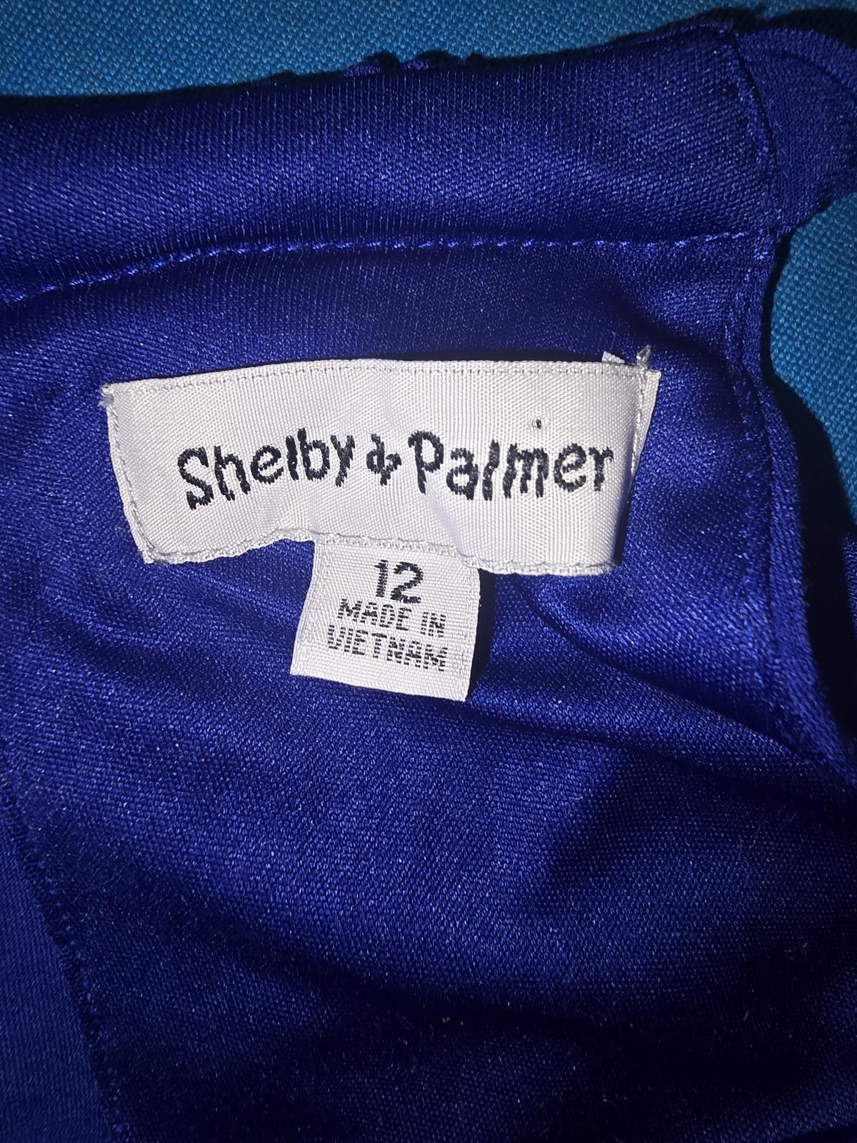 Designer Shelby & Palmer Women's Blue Dress - Size 12 Size XL / US 12-14 / IT 48-50 - 2 Thumbnail