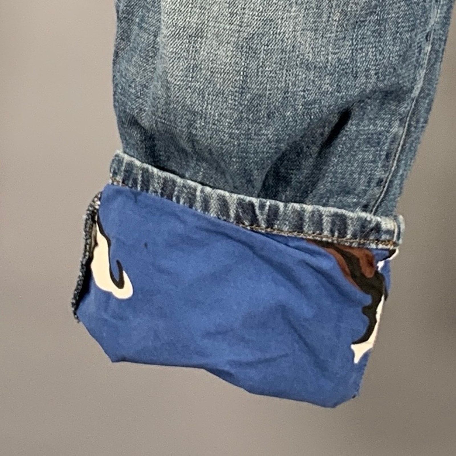 Marni MARNI Size M Blue Brown Cotton Linen Casual Pants Size 30" / US 8 / IT 44 - 2 Thumbnail