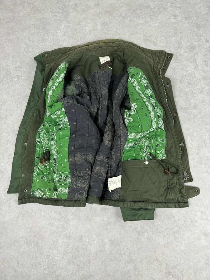 Diesel 2000s Diesel Olive Multi-Pocket Military Cargo Jacket Size US M / EU 48-50 / 2 - 7 Thumbnail