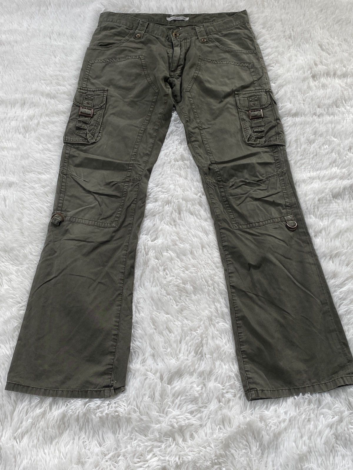Michel Klein ❗️LADIES❗️Michel Klein HOMME Cargo Pant Style Bootcut Size US 33 - 3 Thumbnail