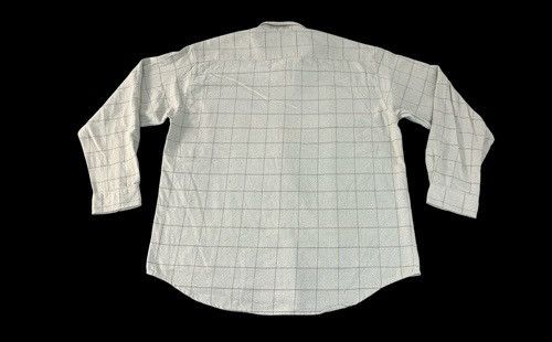 Pierre Balmain 90s Pierre Balmain Paris Checked Design Single Pocket Shirt Size US XL / EU 56 / 4 - 2 Thumbnail