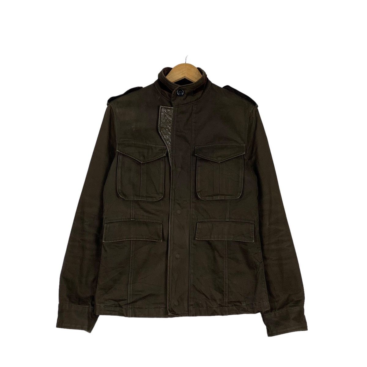 Japanese Brand HIGH STREET Four Pocket Chore Jacket Casual Outfit #1106-C50 Size US M / EU 48-50 / 2 - 1 Thumbnail
