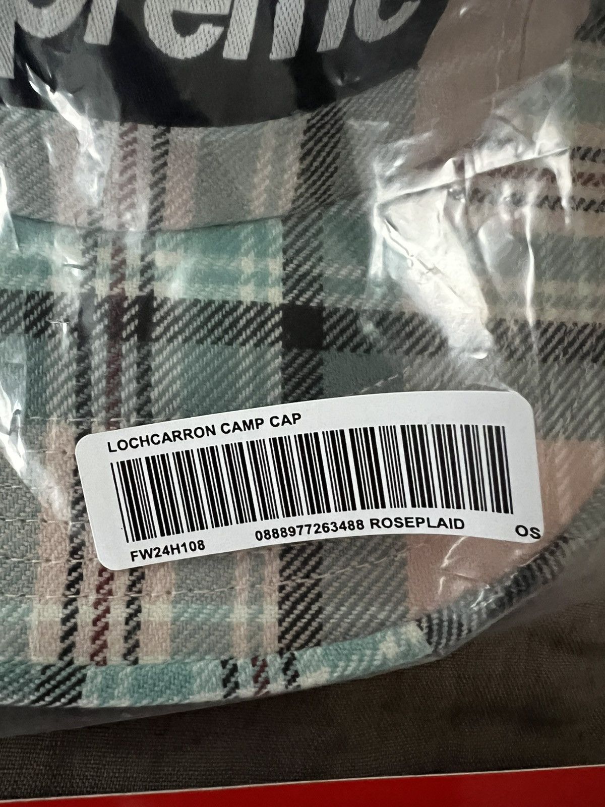 Supreme Supreme LOCHCARRON camp cap rose plaid Size ONE SIZE - 2 Thumbnail