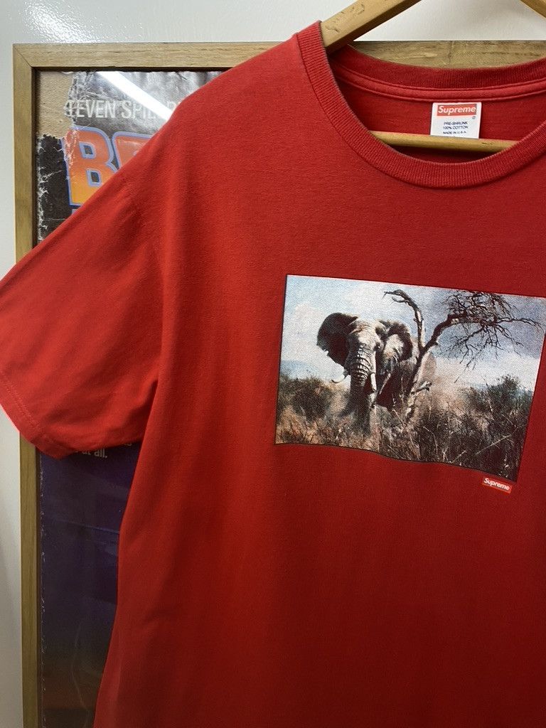 Supreme SS2011 Supreme Safari Elephant Photo T Shirt Size US L / EU 52-54 / 3 - 5 Thumbnail