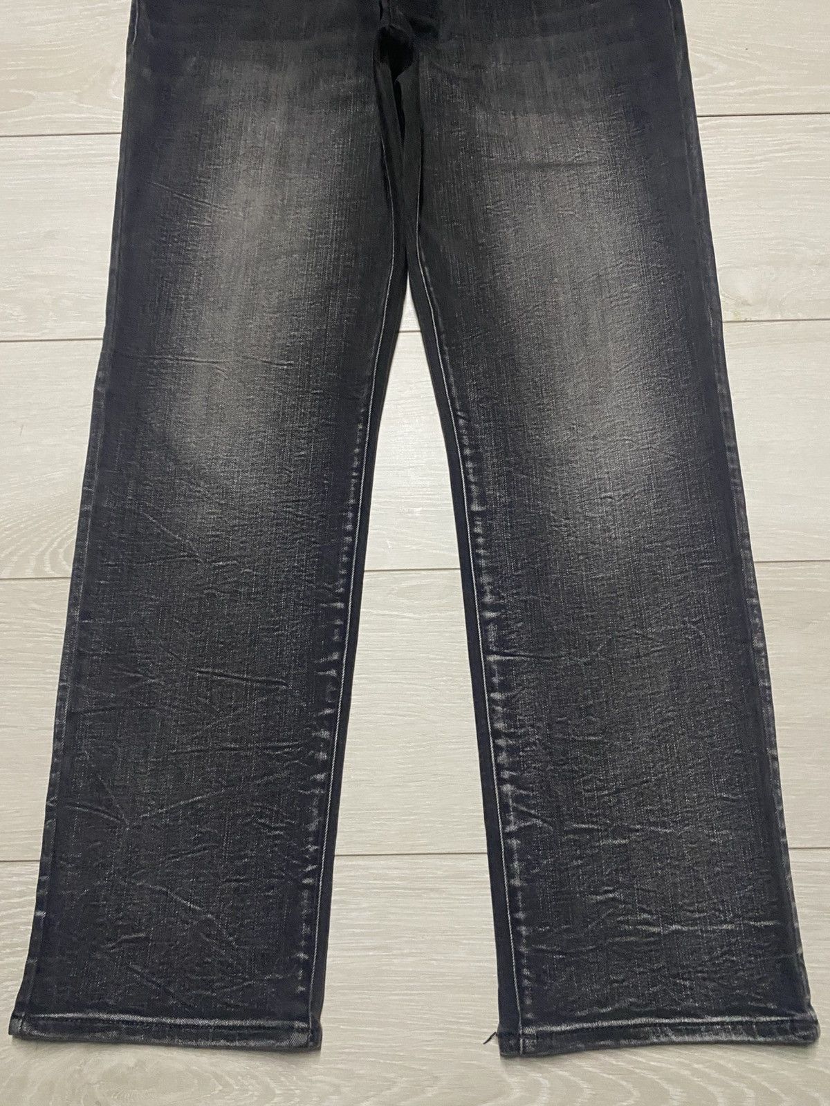 American Eagle Outfitters Vintage American Eagle Outfitter Black Denim Tears Slim Jean Size US 36 / EU 52 - 5 Thumbnail