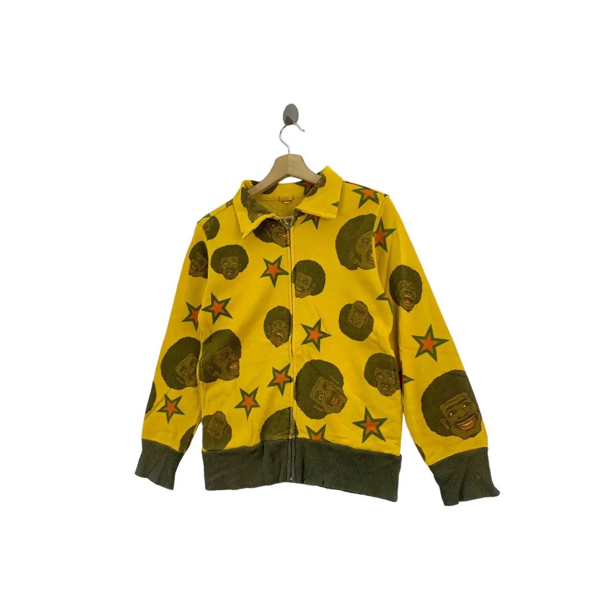 Vintage Vtg STORE’S RUGGED WORK Afro AOP Shimizu Japan Jacket Zipper Size S / US 4 / IT 40 - 4 Thumbnail