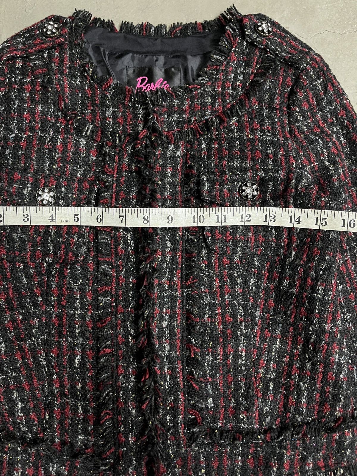 Hysteric Glamour 2000s Barbie - Rare Tweed Jacket Chanel Gdragon Jennie Style Size S / US 4 / IT 40 - 7 Thumbnail