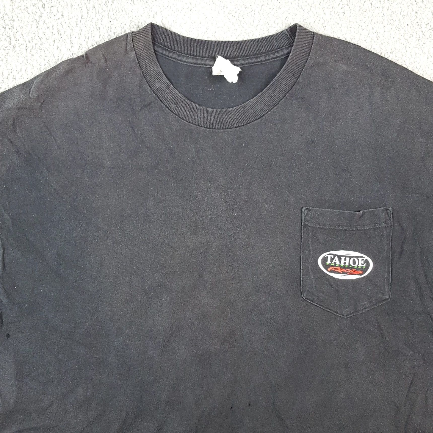 NASCAR VINTAGE Black NASCAR Y2K Grunge Race T-Shirt XL Men Car Motorsport 2000s Retro Size US XL / EU 56 / 4 - 2 Thumbnail