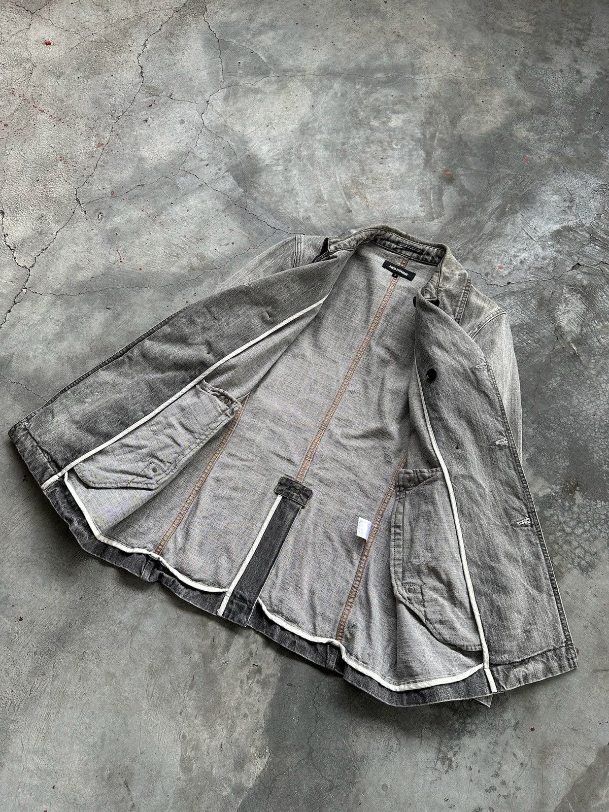 Japanese Brand INED HOMME by Yohji Yamamoto Long Jacket Size US M / EU 48-50 / 2 - 9 Thumbnail