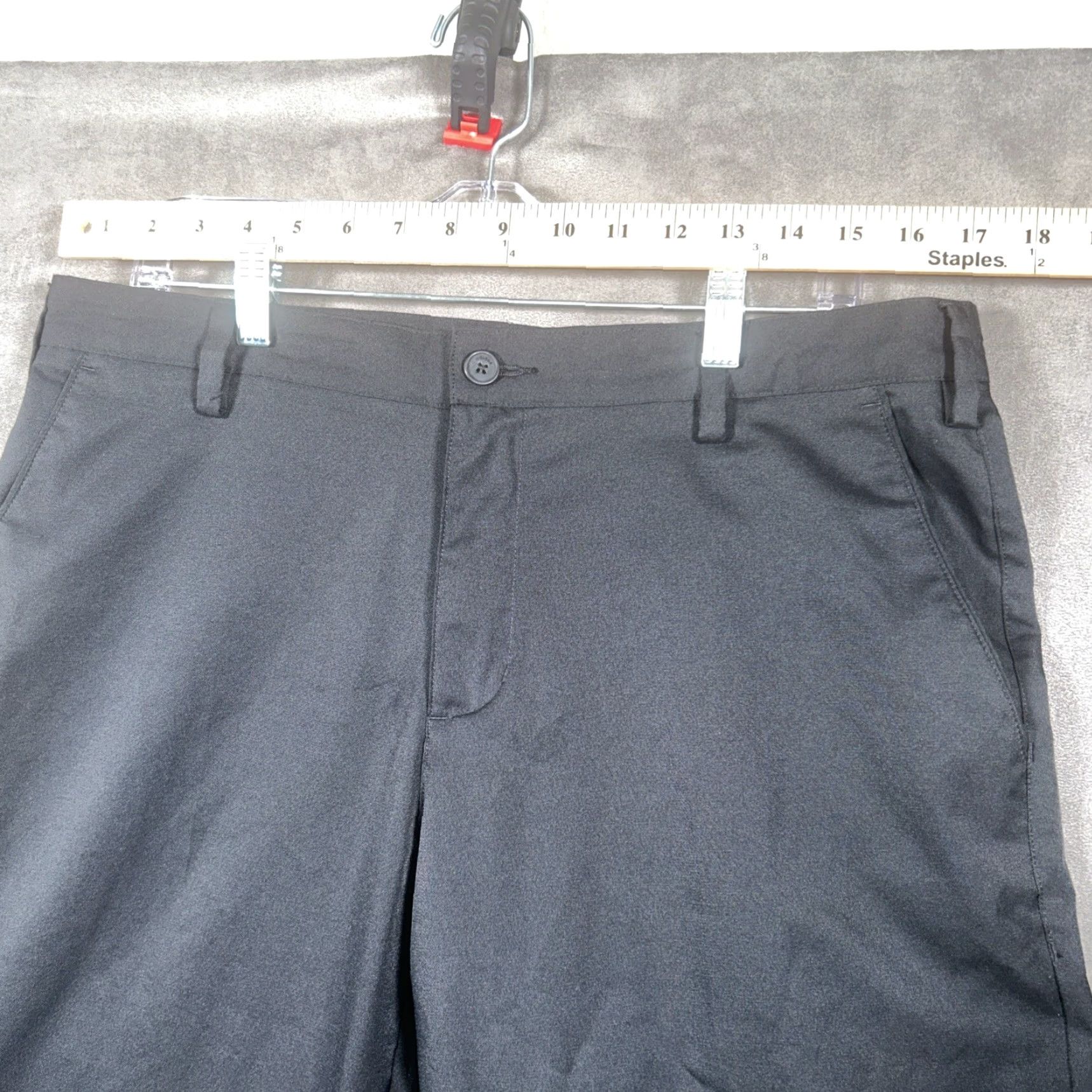 Adidas Adidas Mens Pants Black 34x32 Hybrid Golf Performance Straight Slash Pockets Size US 34 / EU 50 - 3 Thumbnail