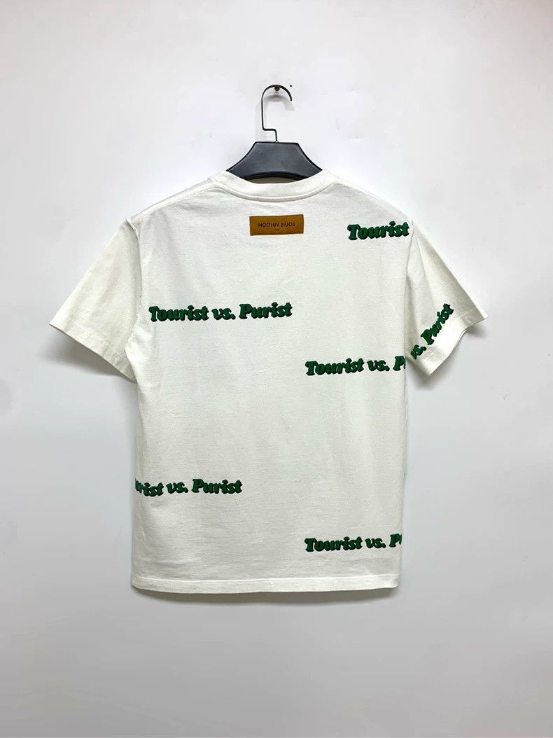 Louis Vuitton Louis Vuitton White and green slogan short sleeves 2503-Nex Size US M / EU 48-50 / 2 - 8 Thumbnail