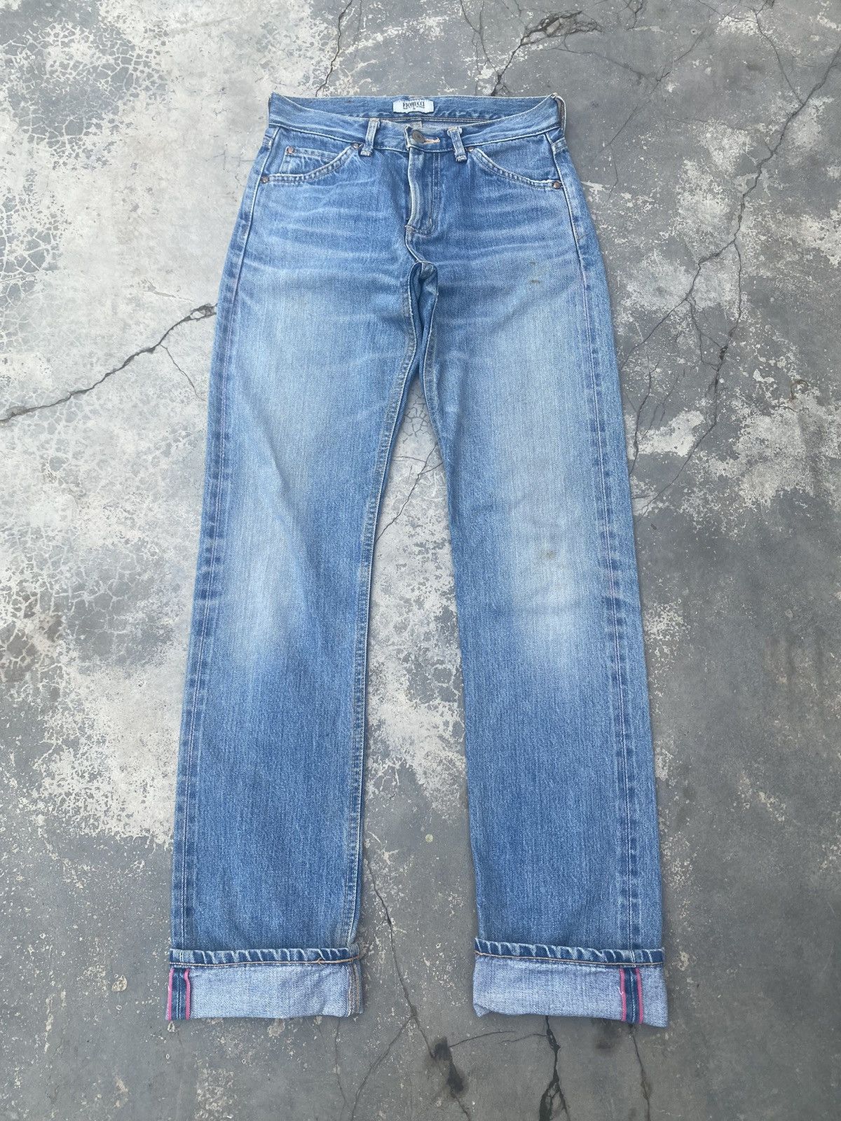 Fiorucci FIORUCCI Distressed Selvedge Jeans Size 27" / US 4 / IT 40 - 1 Thumbnail