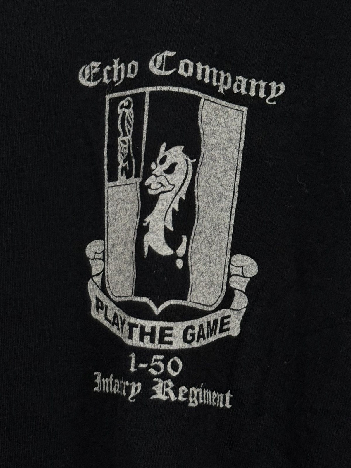 Vintage Vintage Army Military Infantry Marauder Chess Tee Black XL Size US XL / EU 56 / 4 - 6 Thumbnail