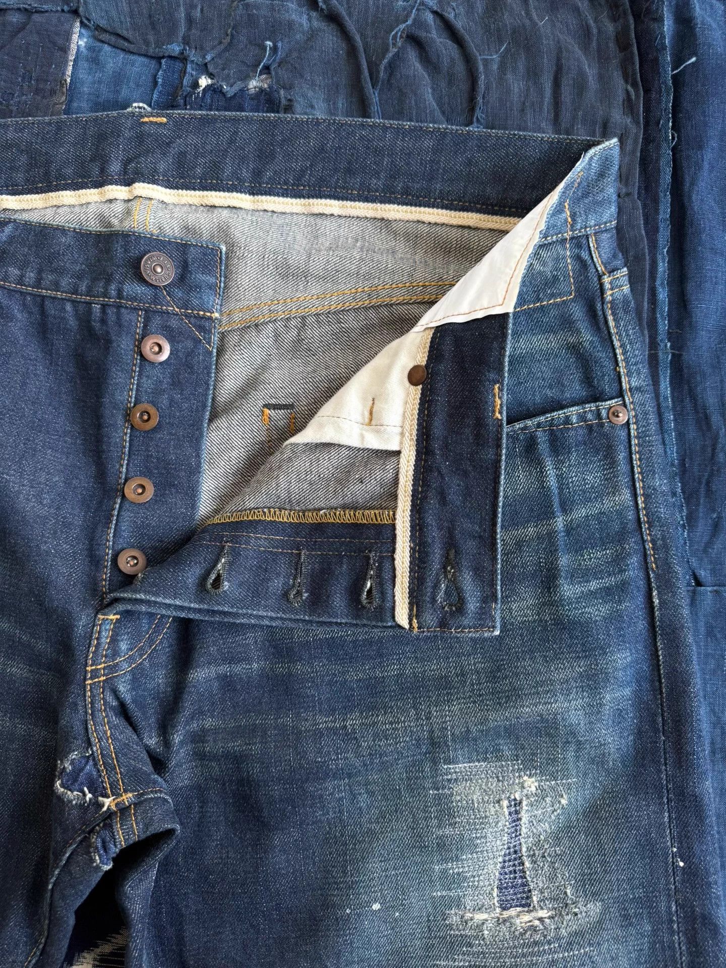 Visvim VISVIM 18SS SPOT SOCIAL SCULPTURE DENIM 01.2D18 W38L30 Size US 38 / EU 54 - 7 Thumbnail