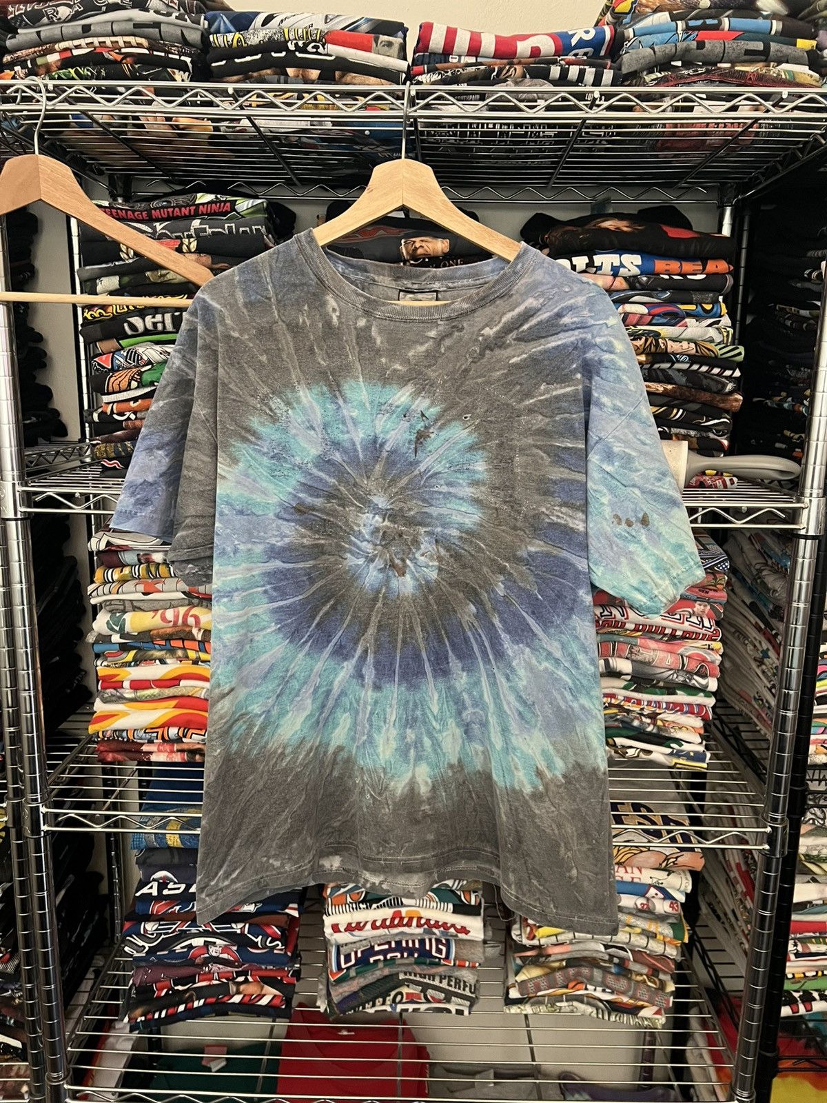 Liquid Blue 2000s Liquid Blue Tie Dye Blank Tee Size US L / EU 52-54 / 3 - 1 Thumbnail