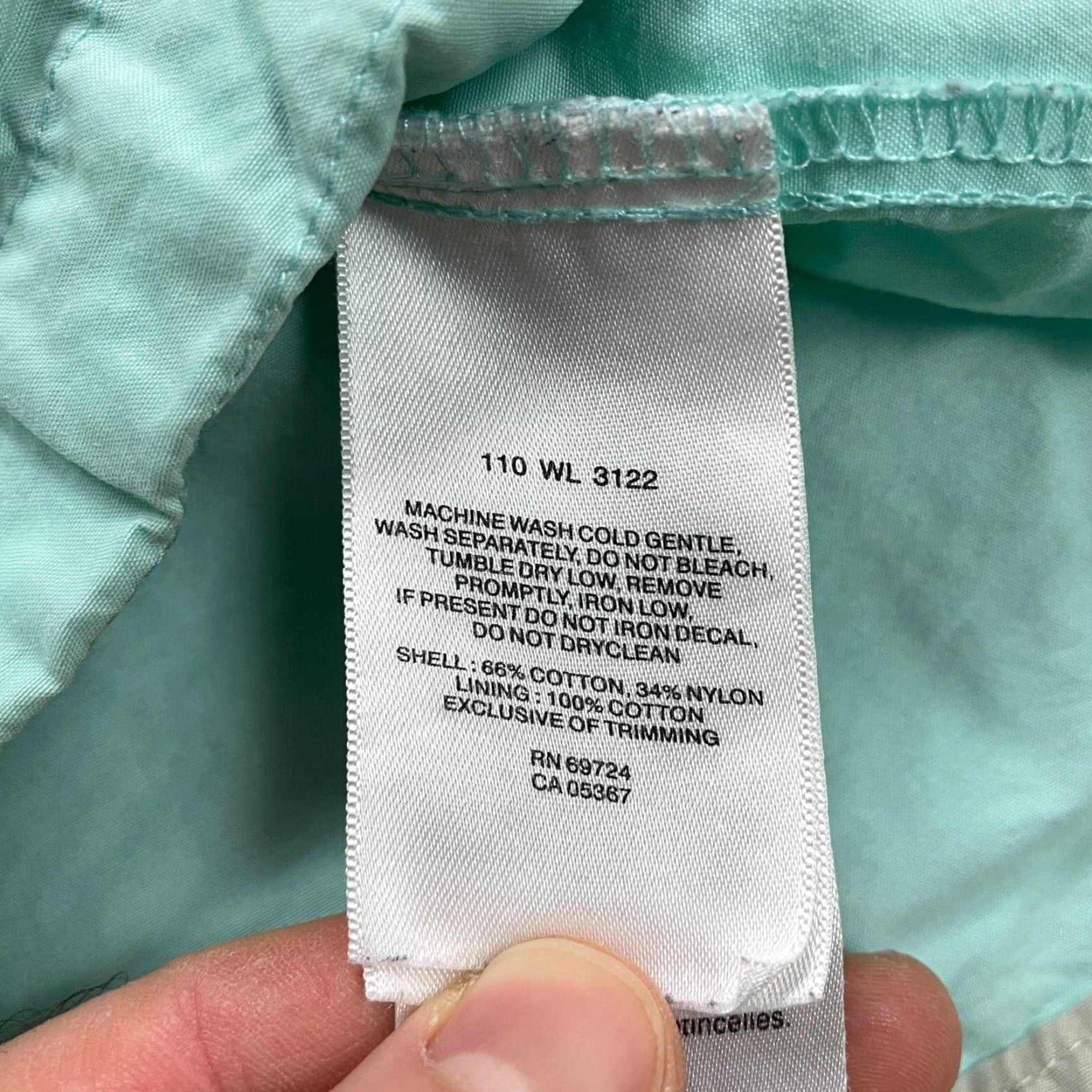 Vintage COLUMBIA Omni Shade Windbreaker Jacket Womens Medium Mint Green Full Zip Activewear Size M / US 6-8 / IT 42-44 - 5 Thumbnail