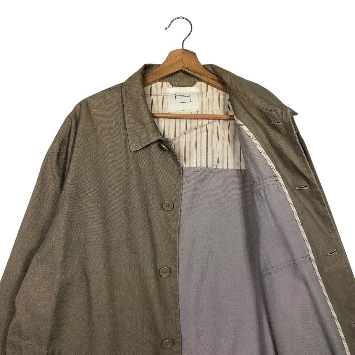 Issey Miyake Vintage Voirrggnn Voyage Work Jacket / Boxy Chore Coat Size US M / EU 48-50 / 2 - 13 Thumbnail