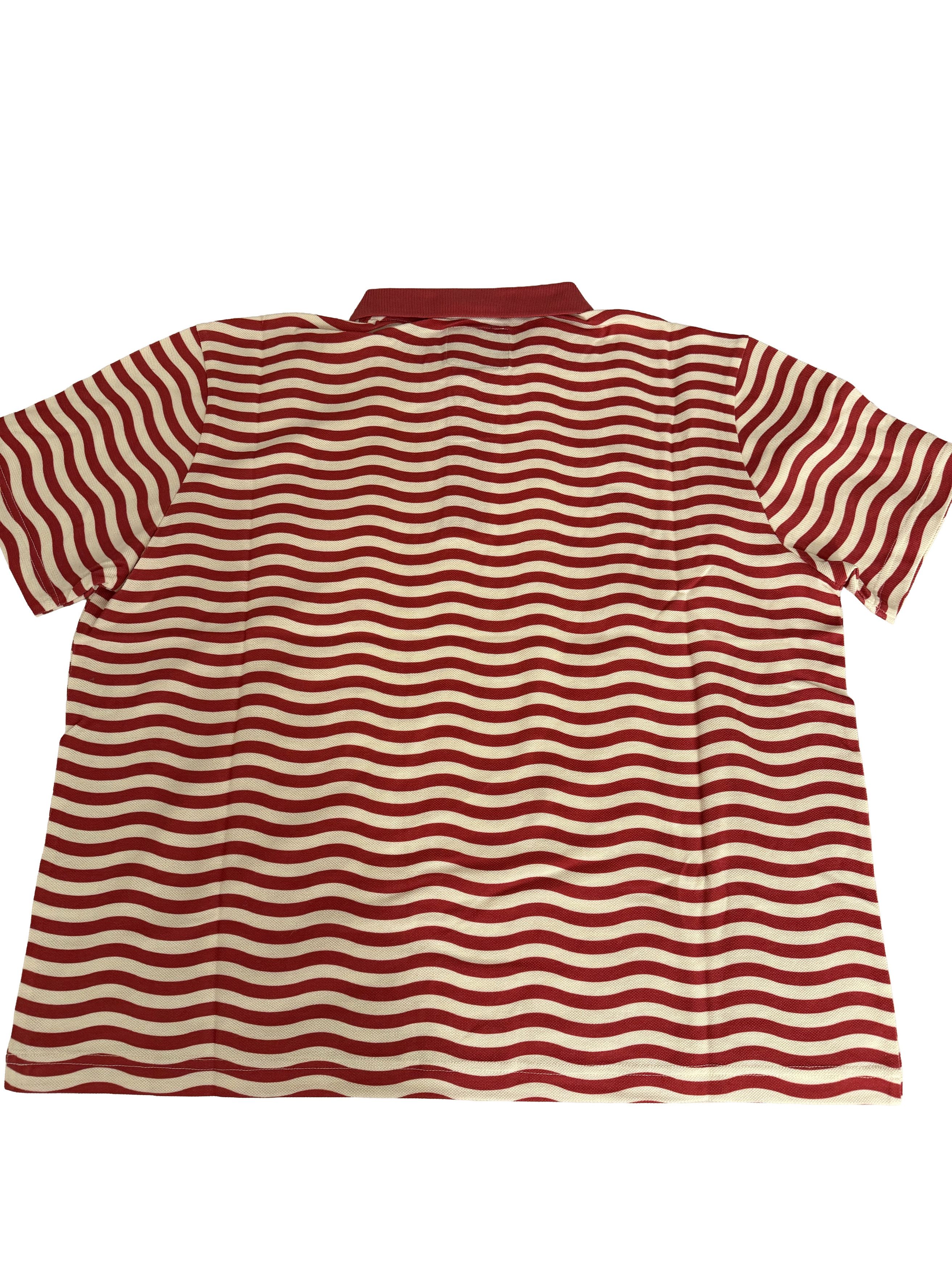 Golf le Fleur Darryl Striped Polo red Size US M / EU 48-50 / 2 - 5 Thumbnail