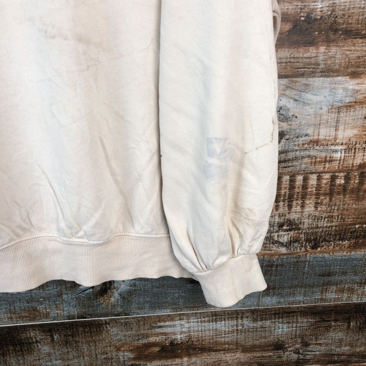 Japanese Brand COLZA teddy bear Cream Sweatshirt #A2021 Size US M / EU 48-50 / 2 - 16 Thumbnail