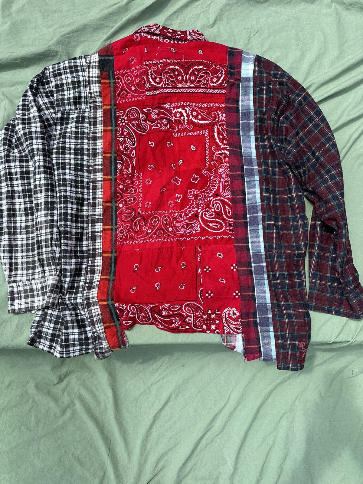 Needles Needles x Miyagi Hidetaka szL 7 cuts wide shirt Size US L / EU 52-54 / 3 - 6 Thumbnail