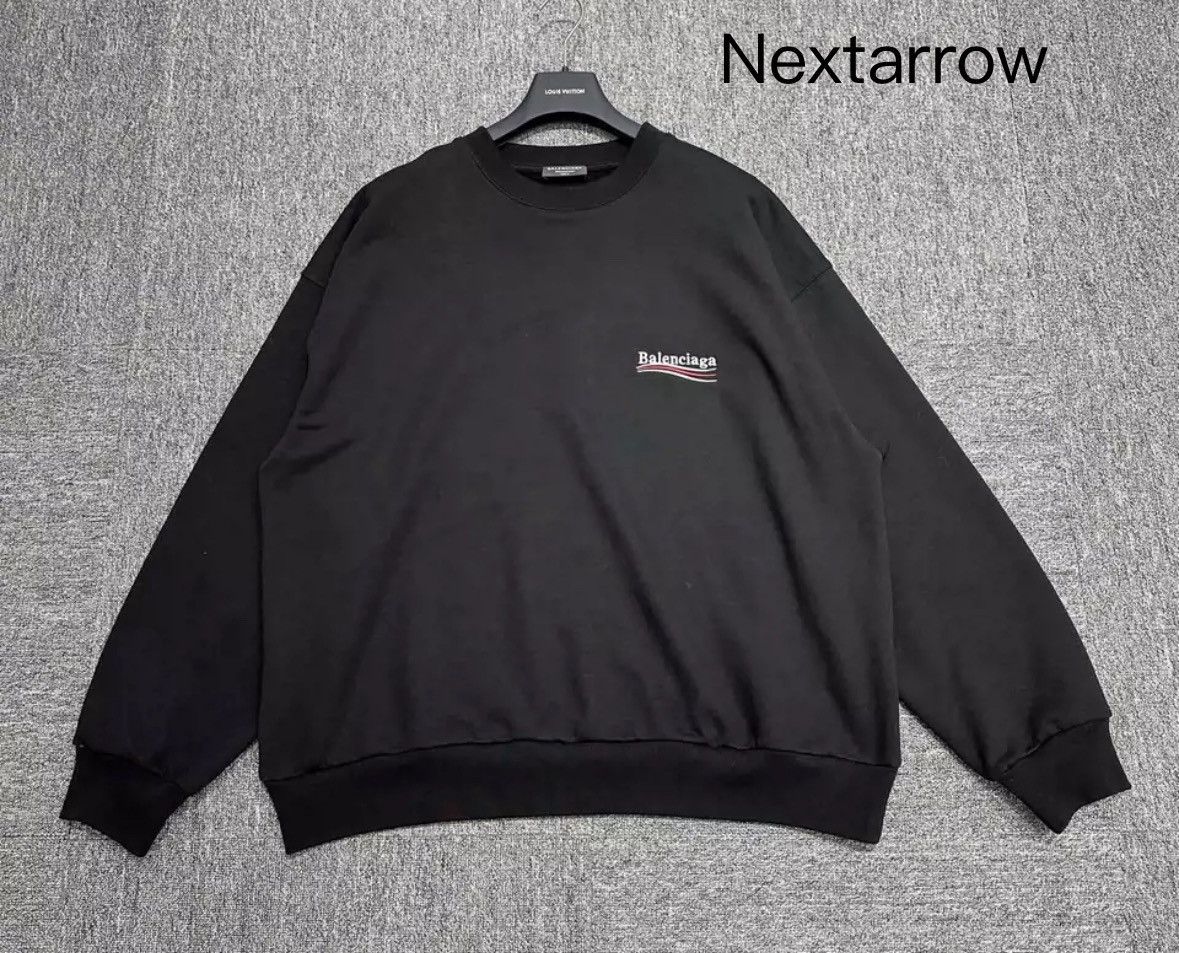 Balenciaga Balenciaga Embroidered Wave Hoodie2412-Nextarrow Size US L / EU 52-54 / 3 - 1 Thumbnail