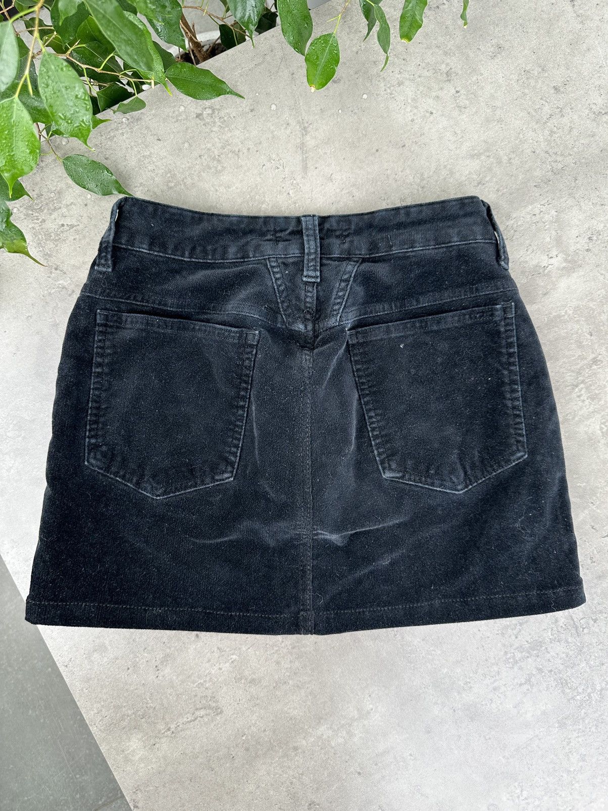 CLOSED Closed Velour Mini Skirt Size 26" / US 2 / IT 38 - 7 Thumbnail
