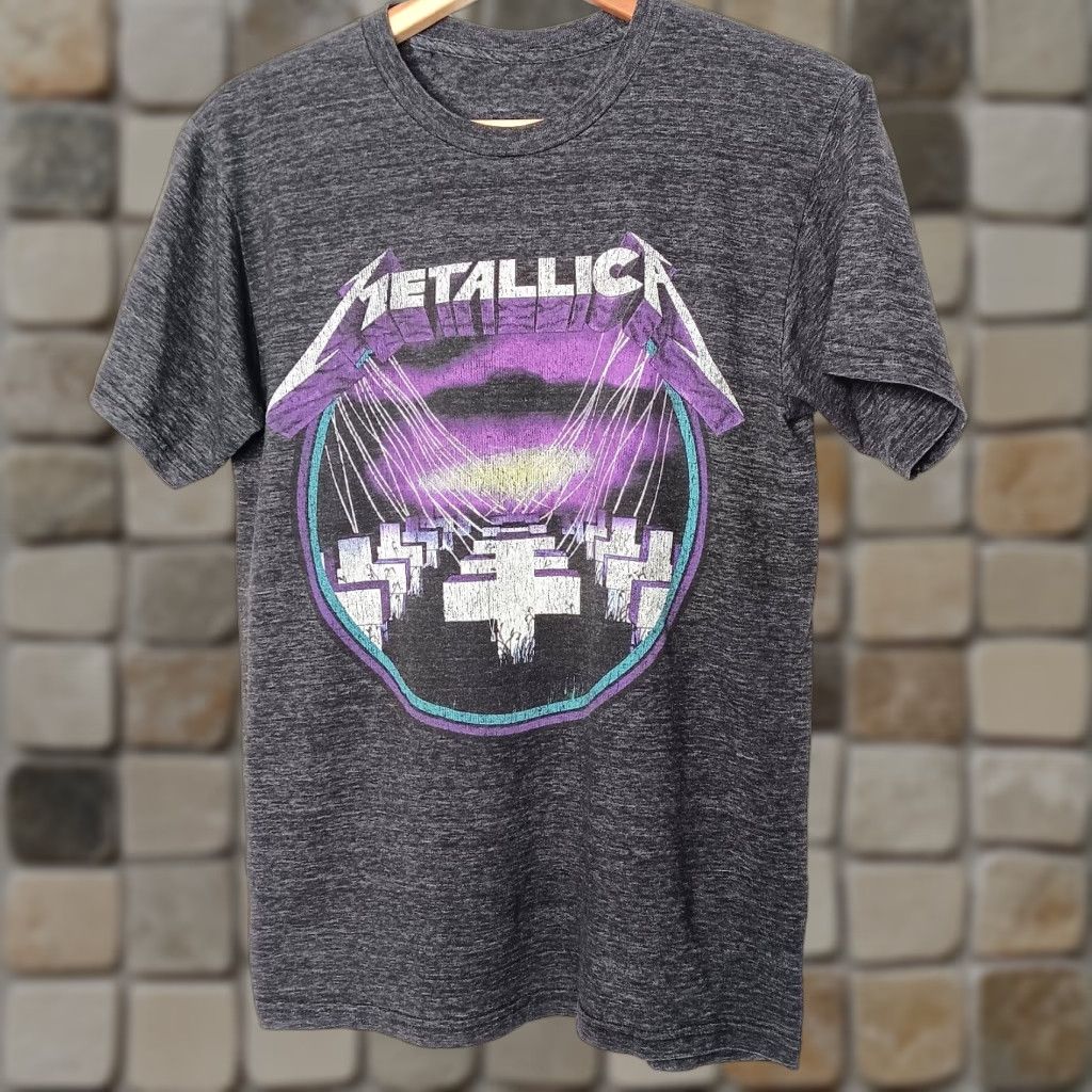 Vintage Metallica Master Of Puppets Shirt Rock Band Small Heavy Metal Music Cemetary Size US S / EU 44-46 / 1 - 1 Thumbnail