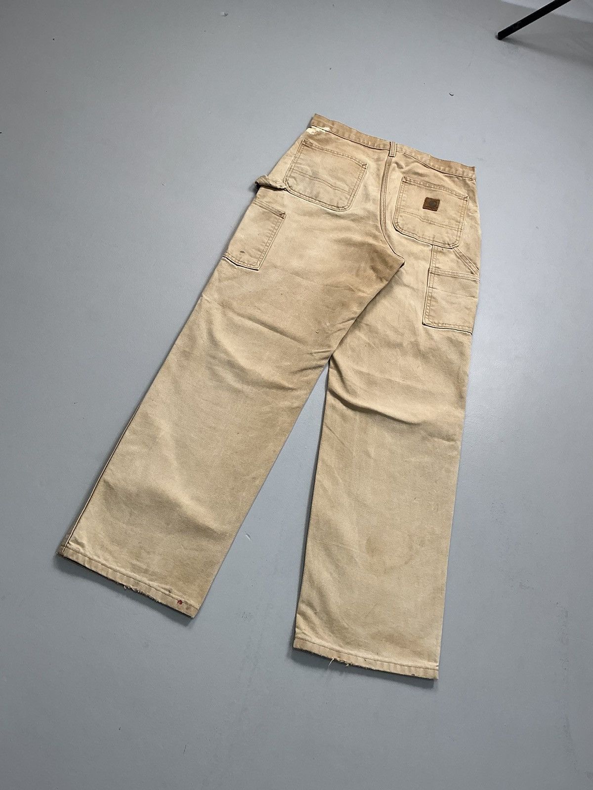 Carhartt Vintage Carhartt B11 BRN carpenter workwear denim Size US 32 / EU 48 - 9 Thumbnail